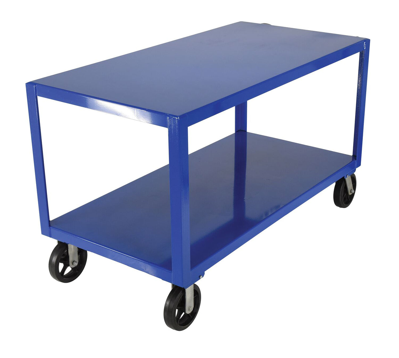 30" x 60" Ergo-Handle Cart w/ Mold-on-Rubber Casters