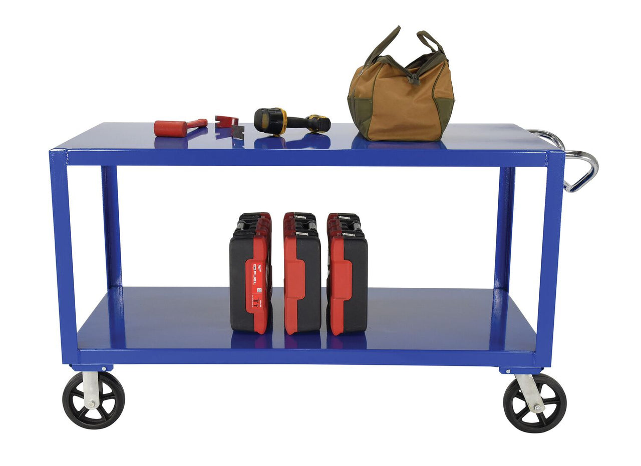30" x 60" Ergo-Handle Cart w/ Mold-on-Rubber Casters