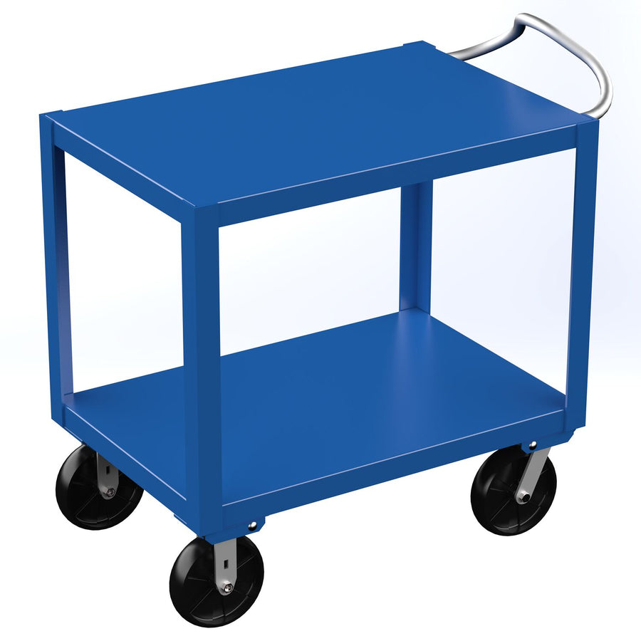 24" x 36" Extra Heavy Duty Ergo-Handle Cart w/ 2 Shelves