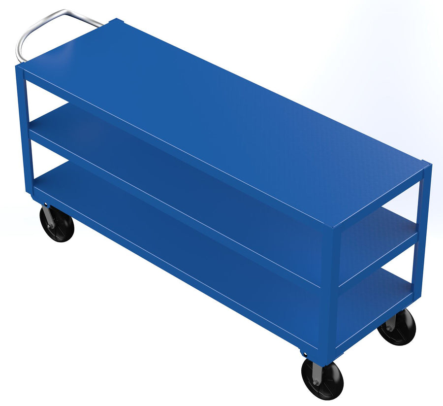 HEAVY DUTY ERGO HANDLE CART 3 SHELF 24X7