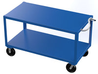 Thumbnail for HEAVY DUTY ERGO HANDLE CART 2SHELF 30X60
