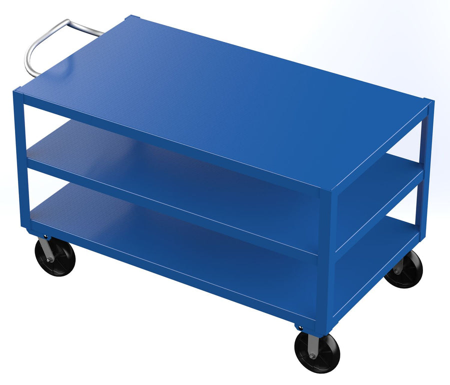 HEAVY DUTY ERGO HANDLE CART 3 SHELF 34X6