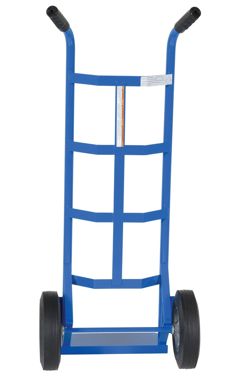 STEEL DUAL HANDLE HAND TRUCK H.R. WHEELS