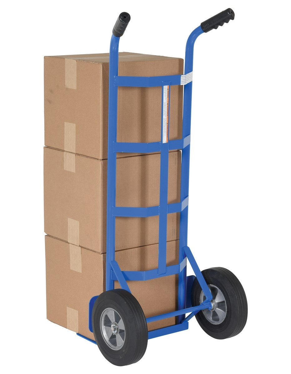 STEEL DUAL HANDLE HAND TRUCK H.R. WHEELS