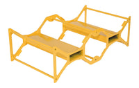 Thumbnail for Steel Drum Rack With Fork Pockets 30 or 55 Gallon 27 In. x 48 In. x 15 In. 2400Lb. Capacity Yellow