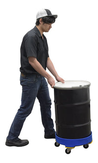 Thumbnail for DRUM DOLLY HD POLY BLUE 30 GALLON