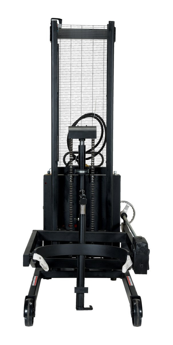 Steel Air Powered Drum Lifter/Rotator/Transporter 57 In. x 31 In. x 85 In. 550 Lb. Cap Black/Yellow