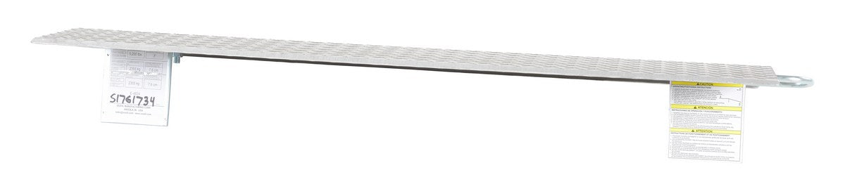 48" x 24" Aluminum Economy Dockplate - 3/8" Thick