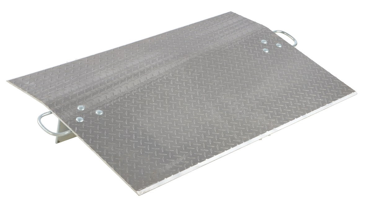 48" x 30" Aluminum Economy Dockplate - 3/8" Thick