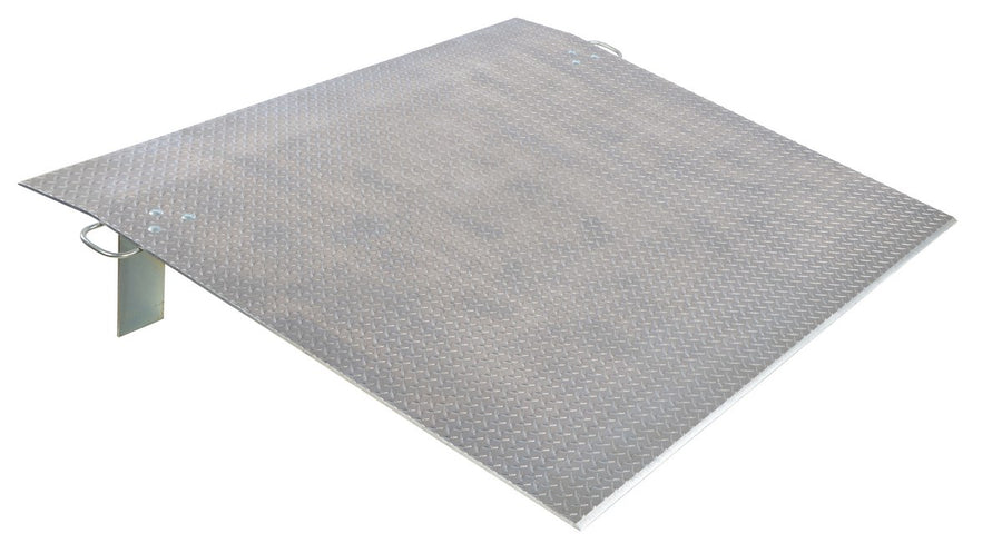 72" x 60" Aluminum Economy Dockplate - 3/8" Thick