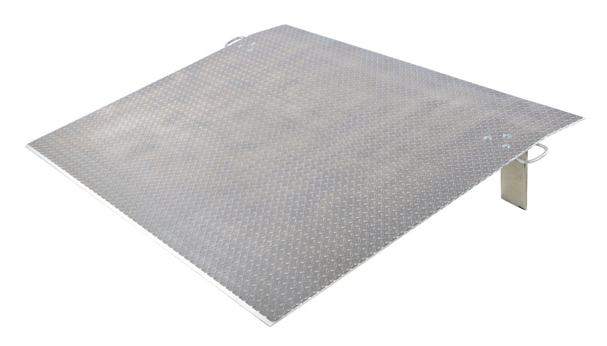 72" x 60" Aluminum Economy Dockplate - 3/8" Thick