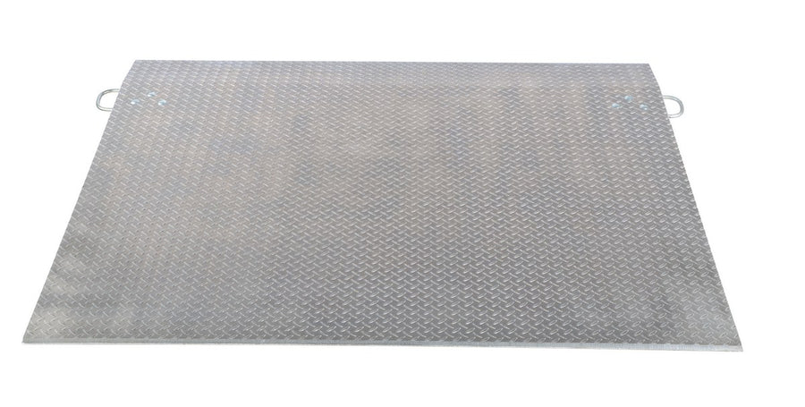 72" x 60" Aluminum Economy Dockplate - 3/8" Thick