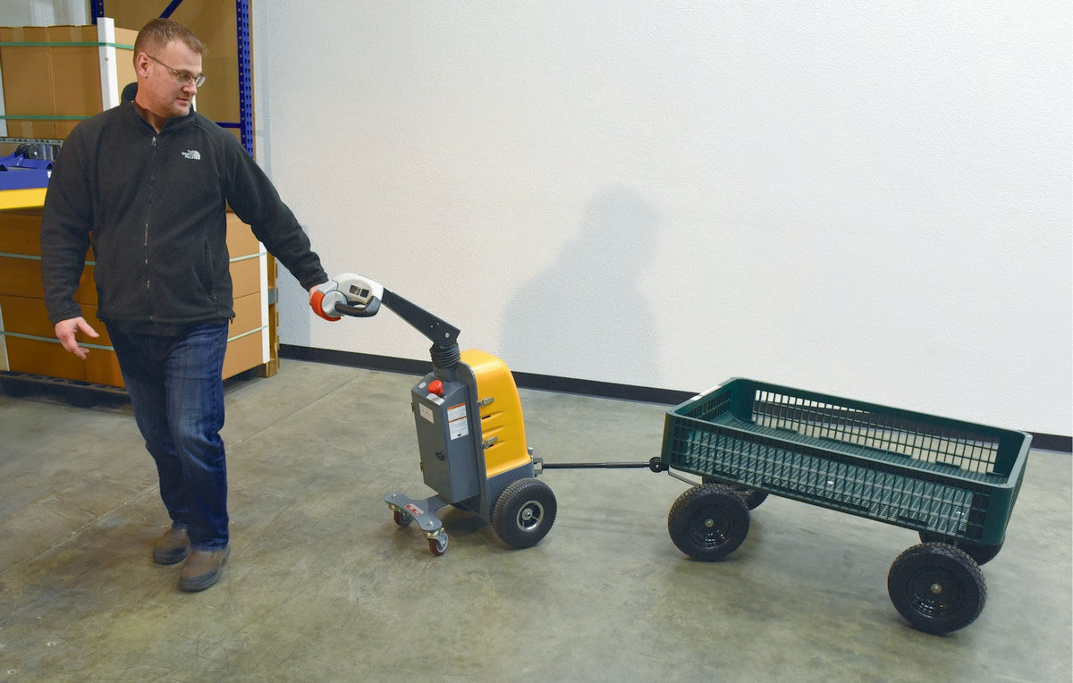 Steel Electric Powered Tugger 1000 Lb. Pull Capacity Yellow/Black