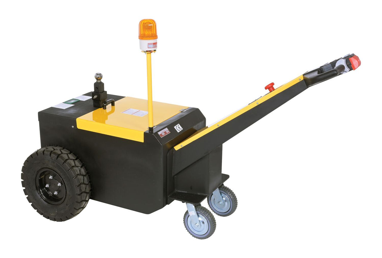 Steel Heavy Duty Electric Powered Tugger 10,000 Lb. Pulling Capacity Yellow