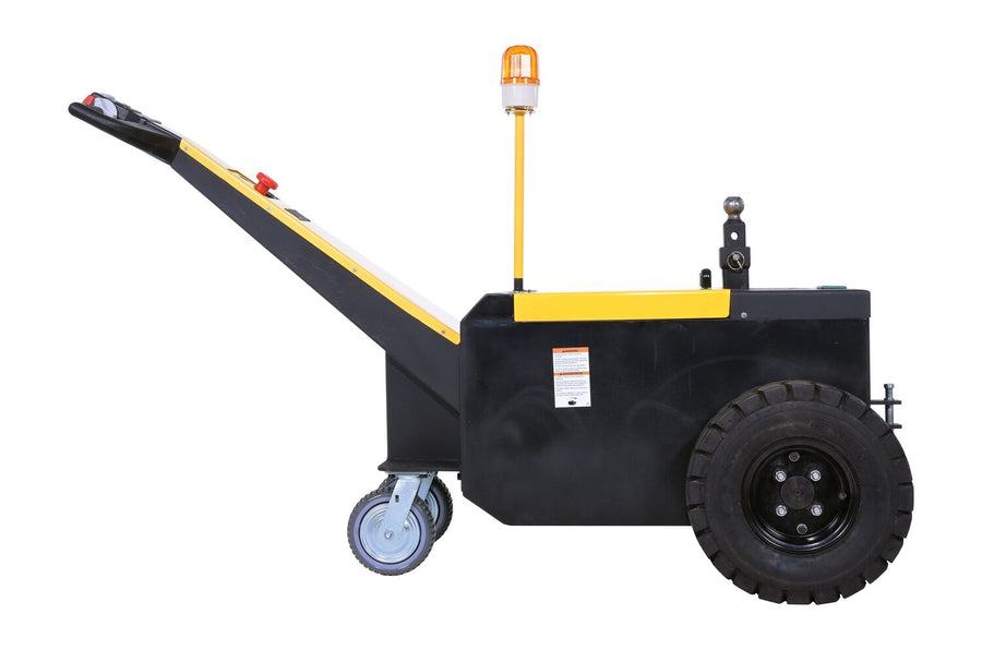 Steel Heavy Duty Electric Powered Tugger 10,000 Lb. Pulling Capacity Yellow