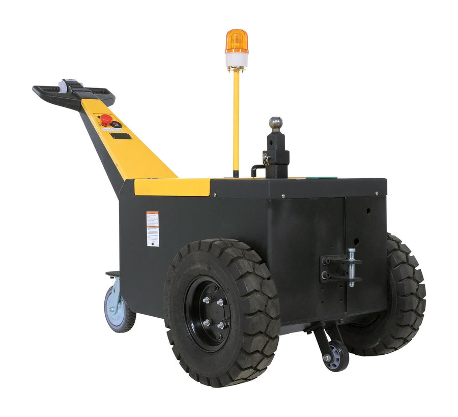 Steel Heavy Duty Electric Powered Tugger 10,000 Lb. Pulling Capacity Yellow