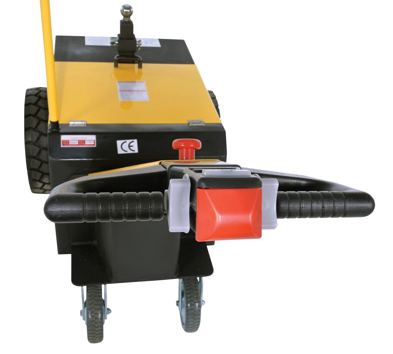 Steel Heavy Duty Electric Powered Tugger 10,000 Lb. Pulling Capacity Yellow