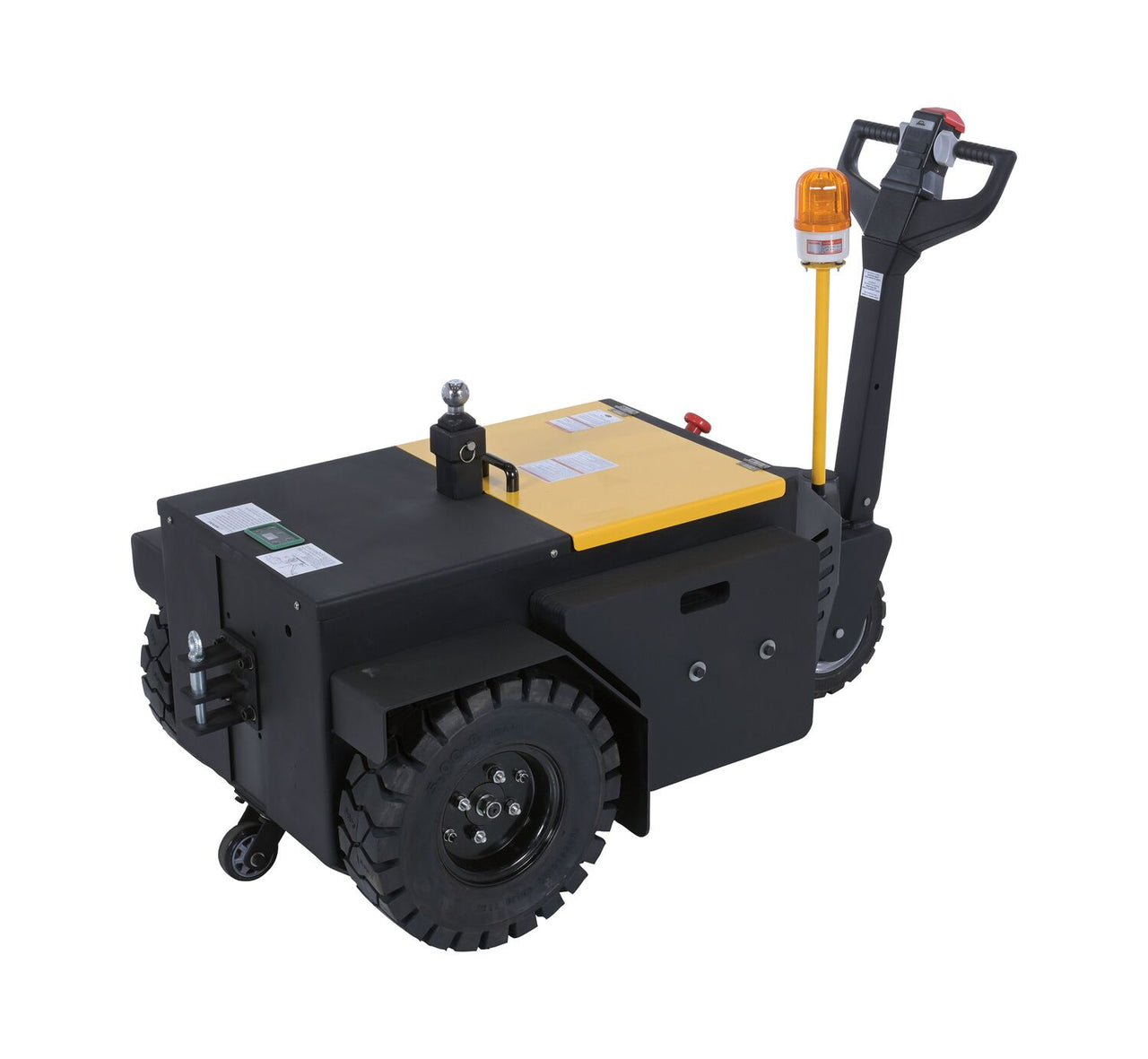 Steel Heavy Duty Electric Powered Tugger 18,000 Lb. Pulling Capacity Black