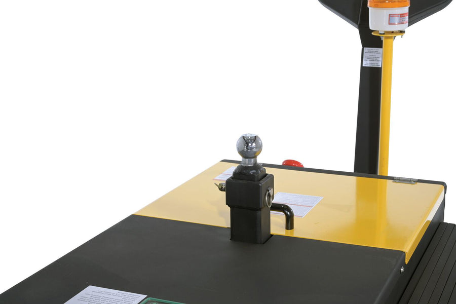 Steel Heavy Duty Electric Powered Tugger 18,000 Lb. Pulling Capacity Black