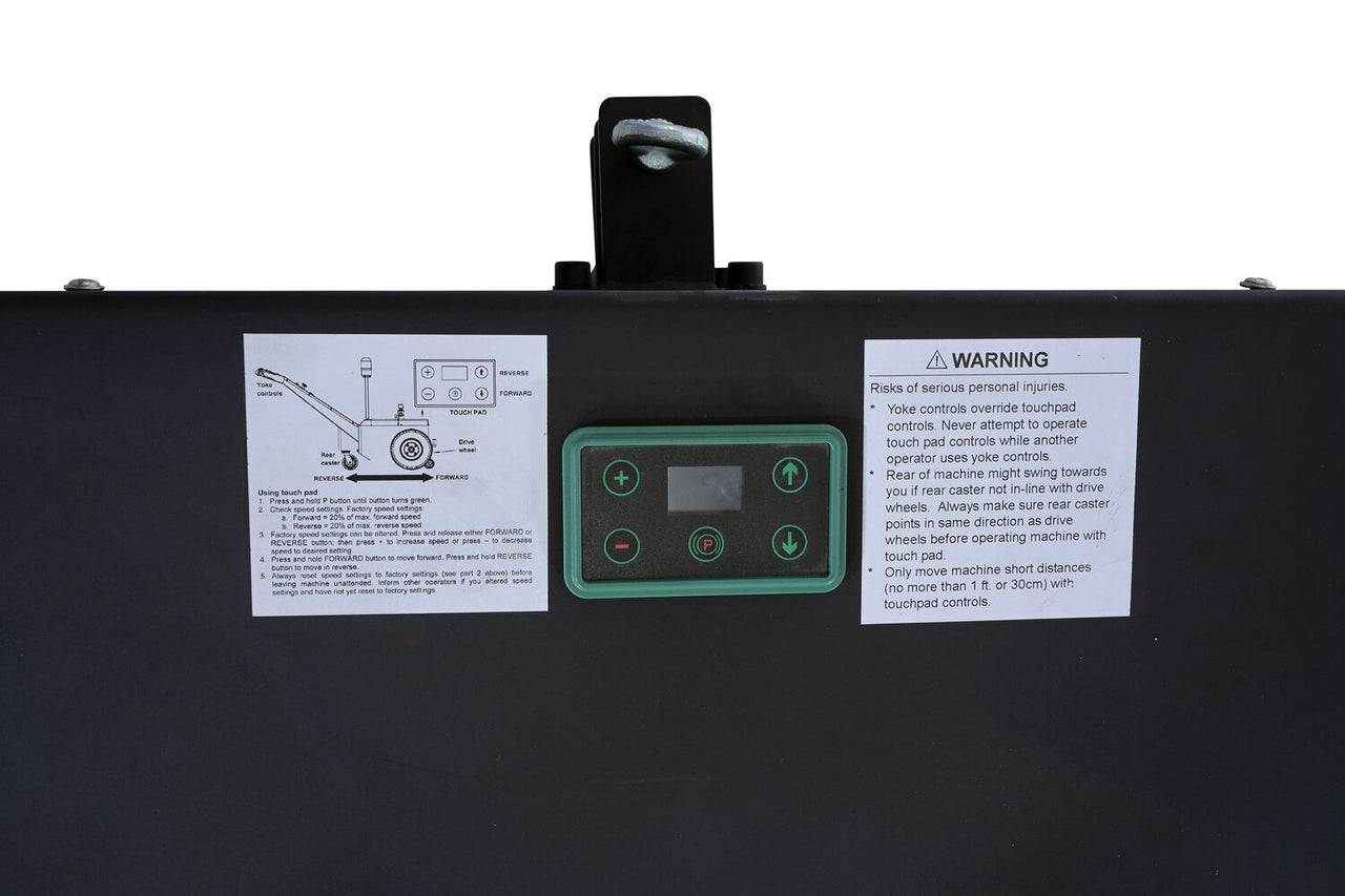 Steel Heavy Duty Electric Powered Tugger 18,000 Lb. Pulling Capacity Black