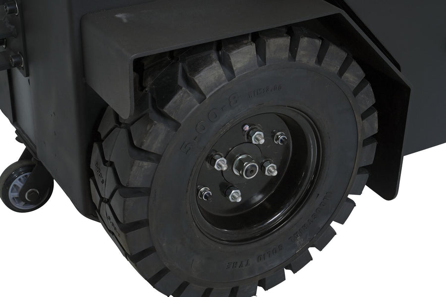 Steel Heavy Duty Electric Powered Tugger 18,000 Lb. Pulling Capacity Black