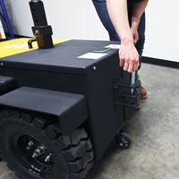 Thumbnail for Steel Heavy Duty Electric Powered Tugger 18,000 Lb. Pulling Capacity Black