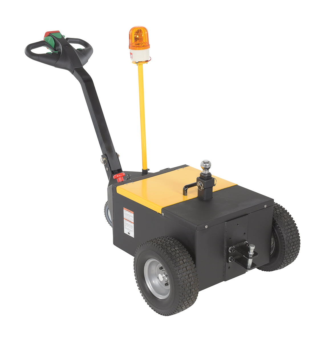 Steel Heavy Duty Electric Powered Tugger 3000 Lb. Pull Capacity Yellow/Black