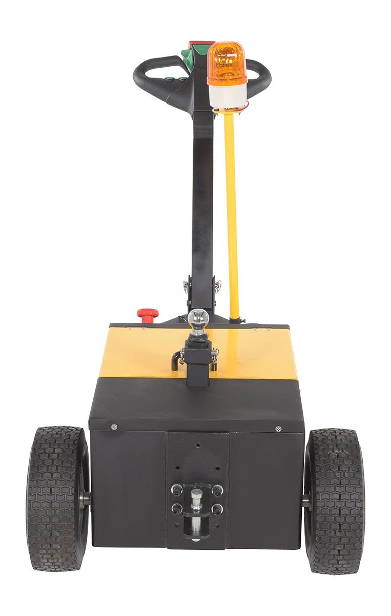 Steel Heavy Duty Electric Powered Tugger 3000 Lb. Pull Capacity Yellow/Black