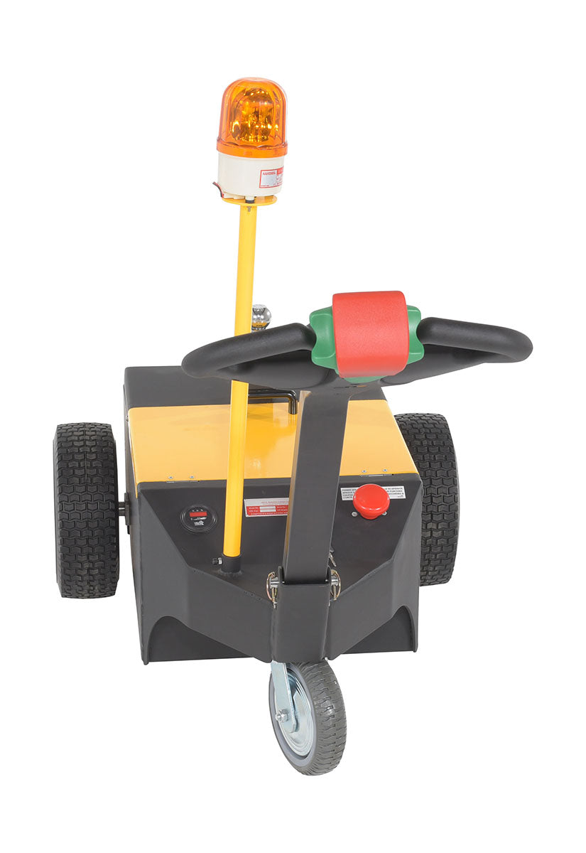 Steel Heavy Duty Electric Powered Tugger 3000 Lb. Pull Capacity Yellow/Black