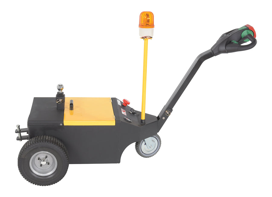 Steel Heavy Duty Electric Powered Tugger 3000 Lb. Pull Capacity Yellow/Black