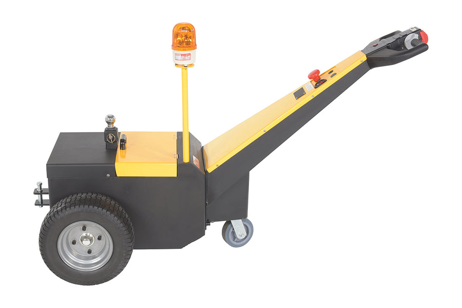 Steel Heavy Duty Electric Powered Tugger 5000 Lb. Pull Capacity Yellow/Black