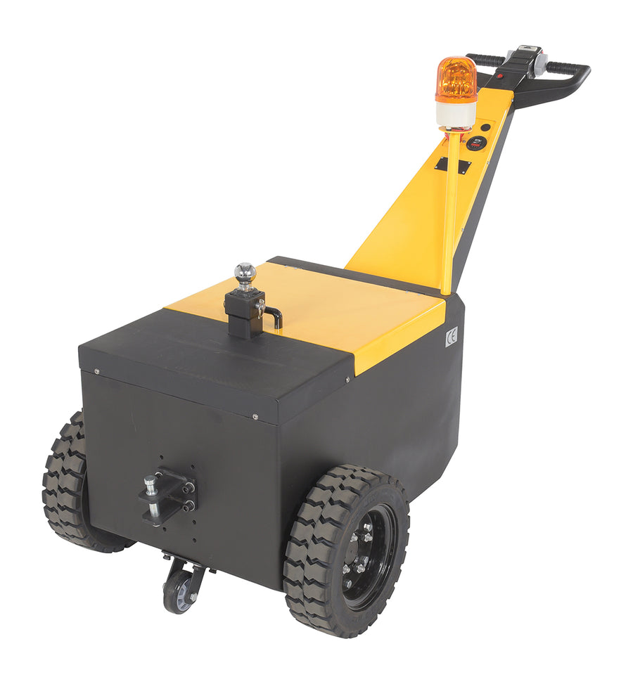 Steel Heavy Duty Electric Powered Tugger 7000 Lb. Pull Capacity Yellow/Black