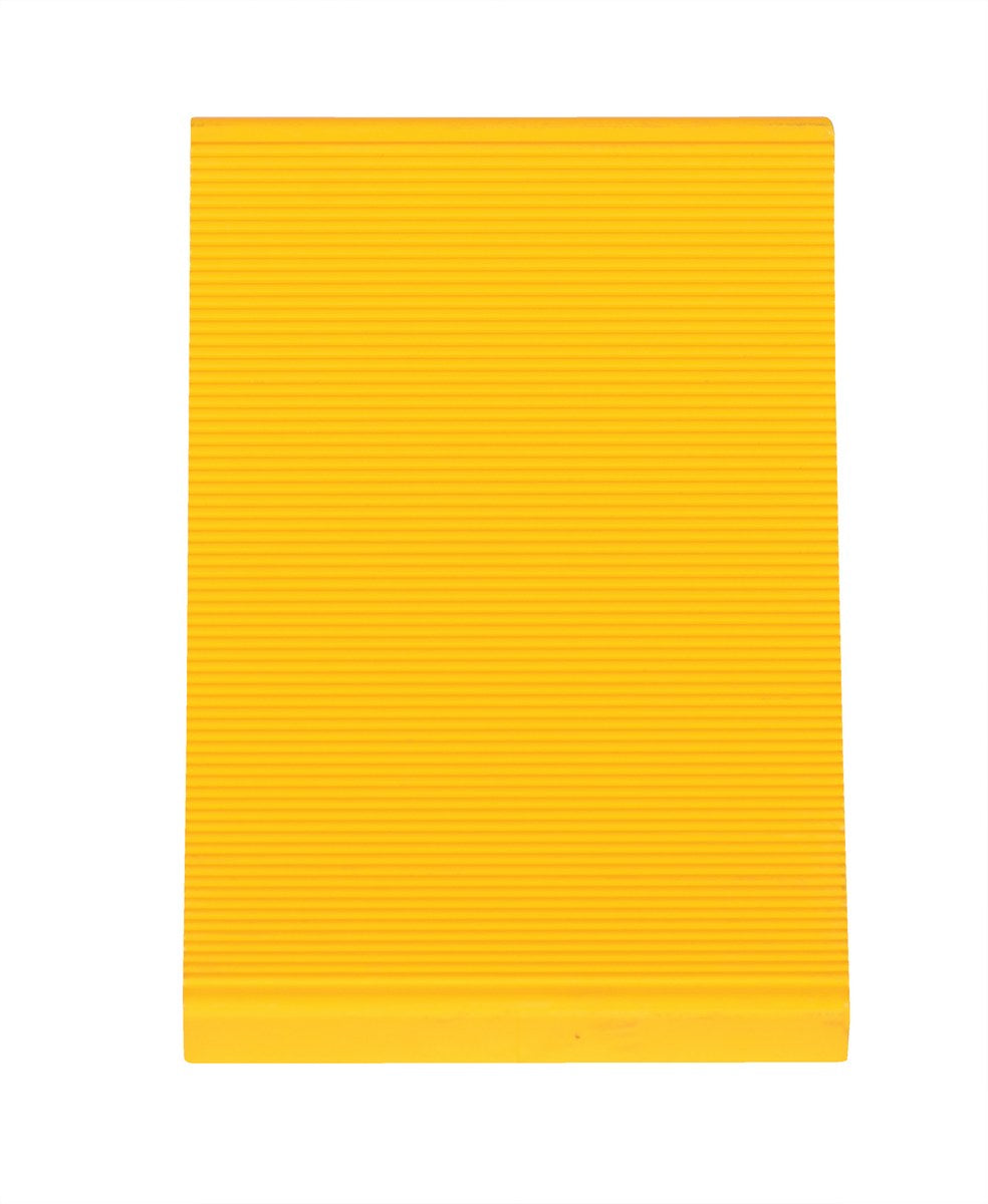 YELLOW ALUMINUM WHEEL CHOCK 10X 7 X 8