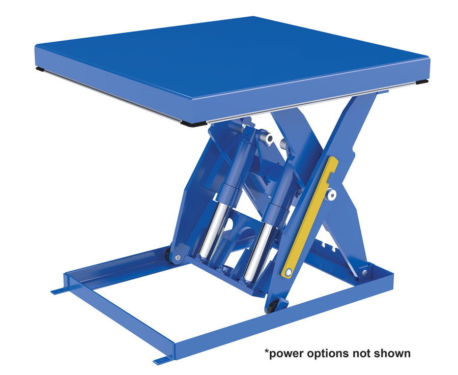 48" x 48" Electric Hydraulic Scissor Lift Table w/ 6,000-lbs Capacity