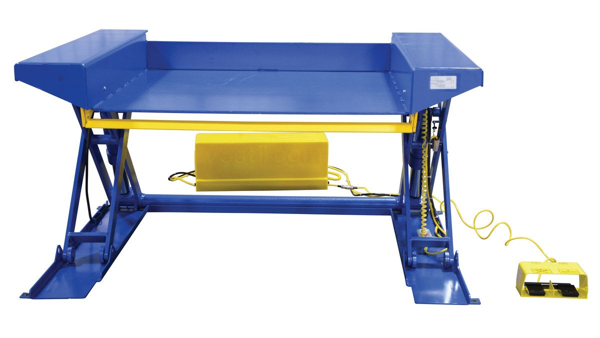 75" x 56" x 8.5" Ground Lift Scissor Table w/ 4,000-lbs Capacity