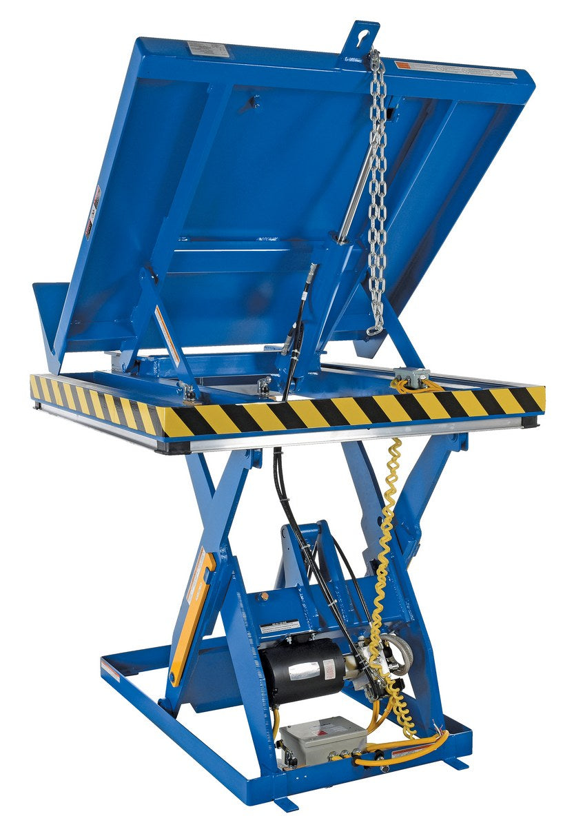 48" x 48" Lift & Tilt Scissor Table w/ 3,000-lbs Capacity