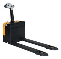 Thumbnail for Steel Fully Powered Electric Pallet Truck with Lead Acid Batteries 25 In. x 47 In. 3000 Lb. Capacity Black