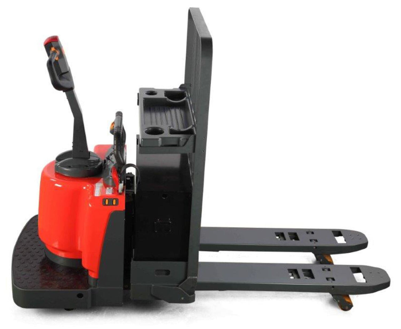 Steel Fully Powered Electric Pallet Truck with Lead Acid Batteries 27 In. x 48 In. 6000 Lb. Capacity Black