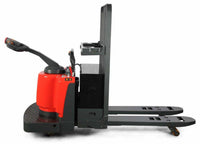 Thumbnail for Steel Fully Powered Electric Pallet Truck with Lead Acid Batteries 27 In. x 48 In. 6000 Lb. Capacity Black