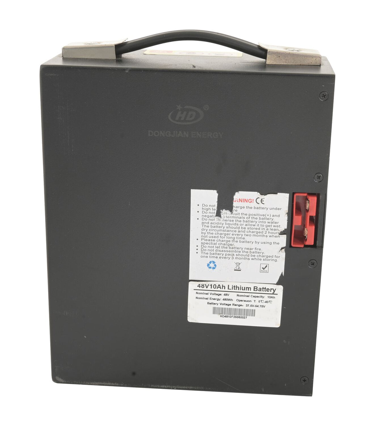 Vestil Lithium Ion 48 Volt/20 Ah Battery Pack For EPT-2748-30-SS Black