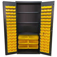 Thumbnail for Access Control Bin & Shelf Cabinet , Half Bins, 36×78″