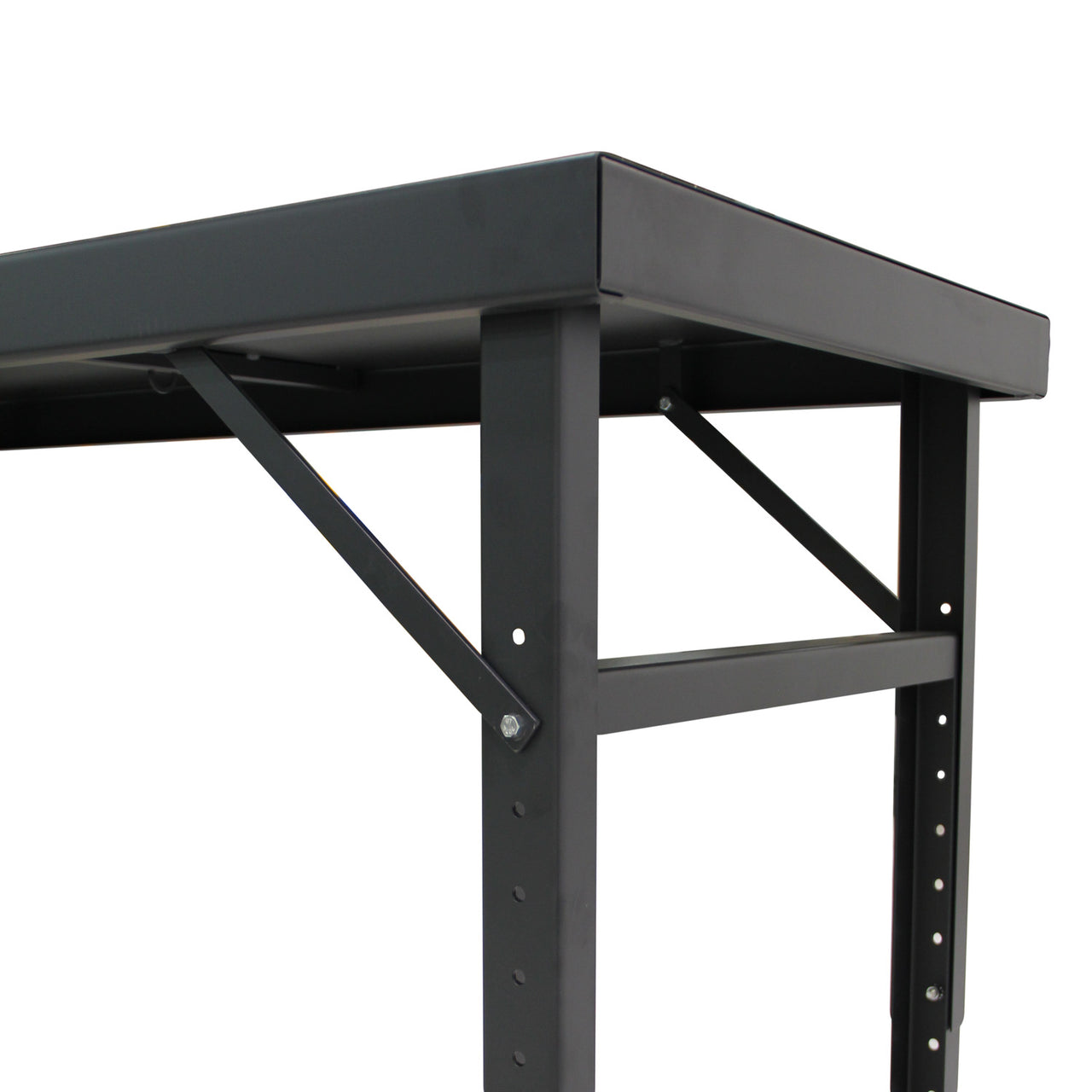 Mobile Adjustable Height Work Table, 120″W x 48″D
