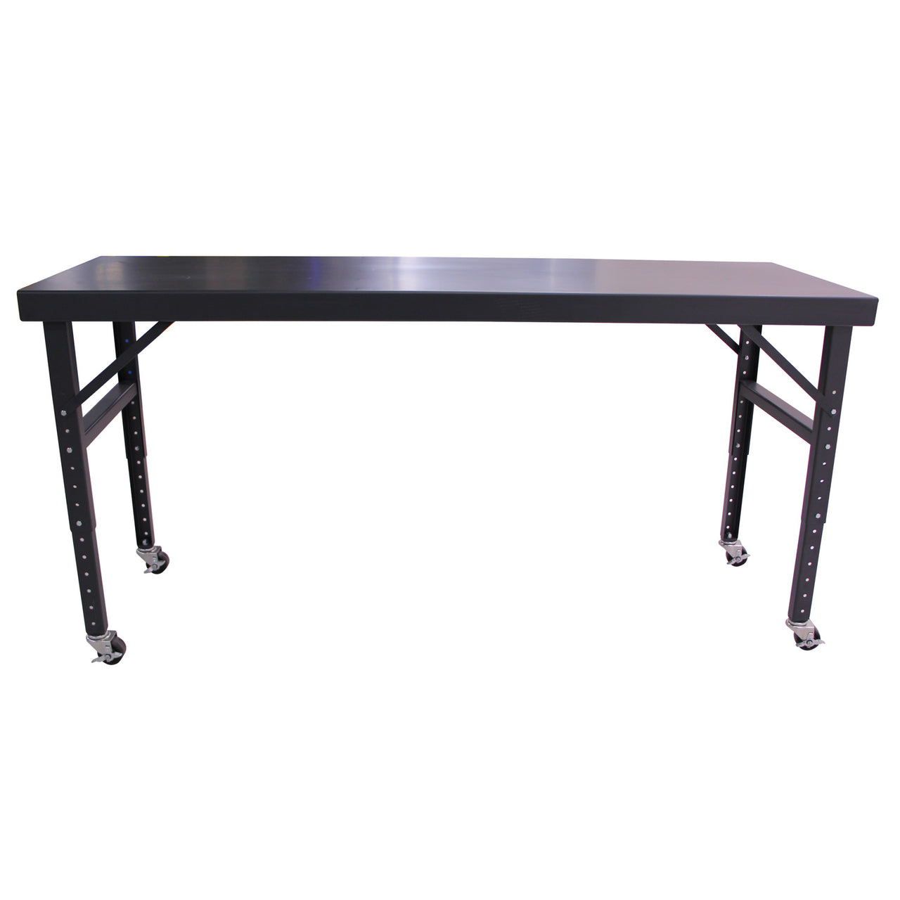 Mobile Adjustable Height Work Table, 84″W x 34″D