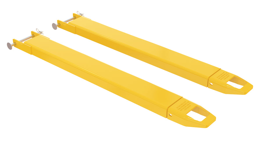 48" Fork Extensions with Manual Pin Lock for 4" Fork Width