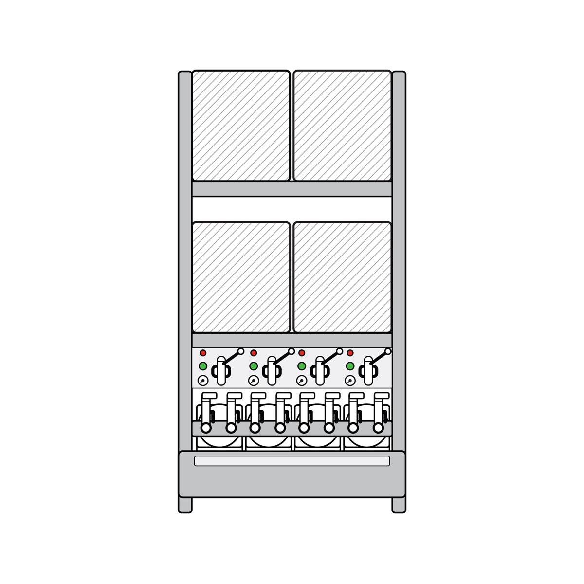 Oil Safe Advanced System, 4 x 65 Gallon