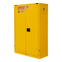 Thumbnail for Flammable Self Closing Storage Cabinet 45 Gallon Capacity Yellow