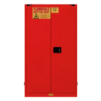 Thumbnail for Flammable Self Closing Storage Cabinet 60 Gallon Capacity Red