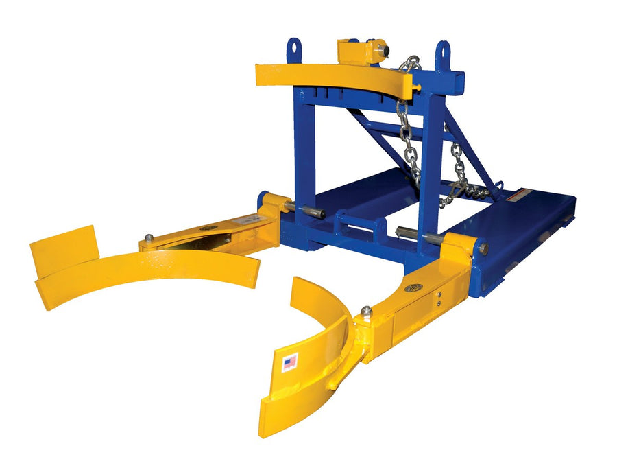 Fork Mounted Poly Drum Handler Low Attachment