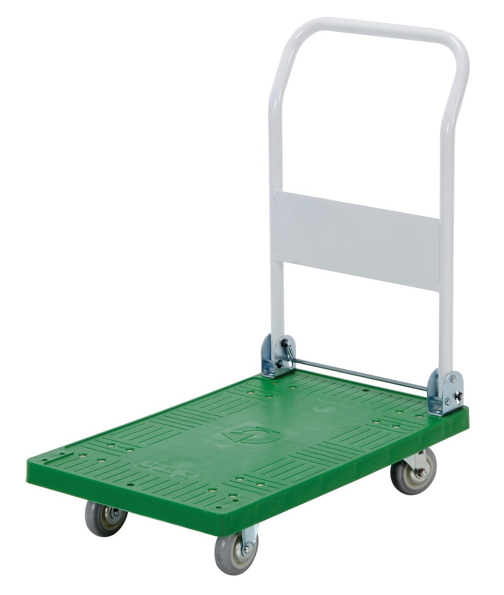 PLASTIC PLATFORM TRUCK 250 LB 30 X 18 IN