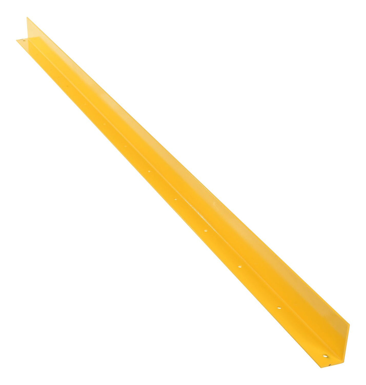 Steel Floor Safety Curb 3/8" Thick 120" Long Yellow